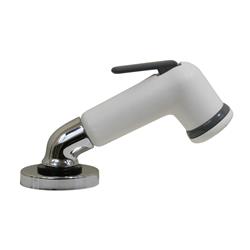 10191 White Standard Elbow Sprayer With 6Ft White Nylon Hose
