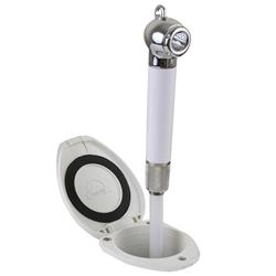 12106 Recessed Push-Button Transom Shower (Includes Wht handle, Cup, C