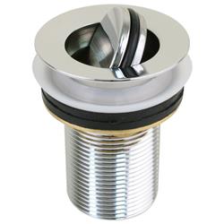 19006P Sink Drain with Flip Stopper  Chrome Plated Brass