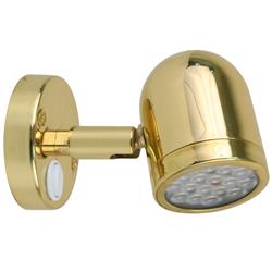 LED Brass Reading Light for Boat - 10-30V