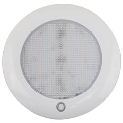 5 in. Slim Dome Light for Boat, Warm White & Red