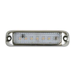 4 in. 10-30V Locker Light with Touch Switch for Boat, Stainless Steel