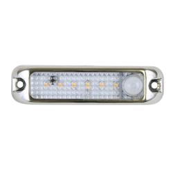 4 in. Locker Light with Motion Sensor for Boat- 10-30V - Stainless Steel