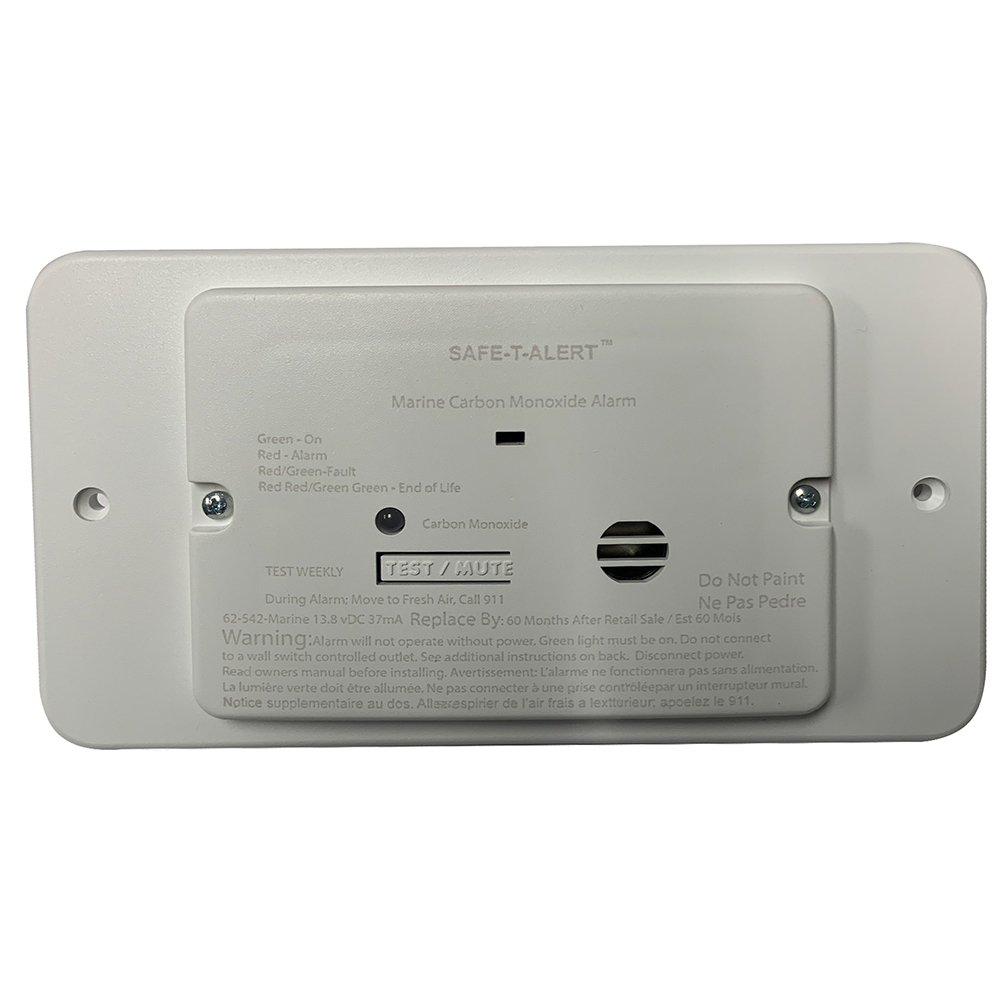 Picture of Safe-T-Alert M-65-542 12V Flush Mount 65 Series Marine Carbon Monoxide Alarm&#44; White