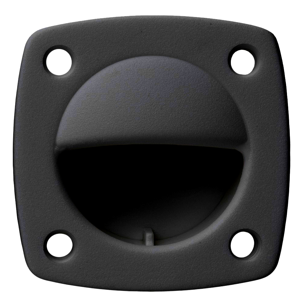 1.75 in. Nylon Flush Pull, Black - Small