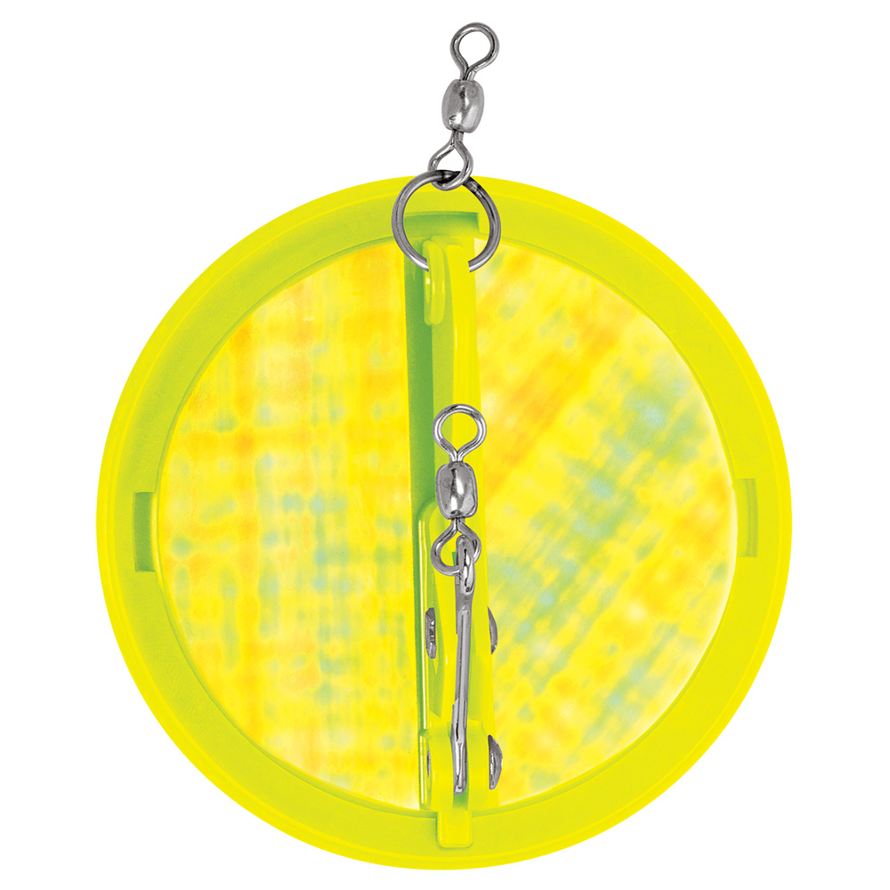2.25 in. Chartreuse Dipsy Diver - Silver Bottom Moon Jelly
