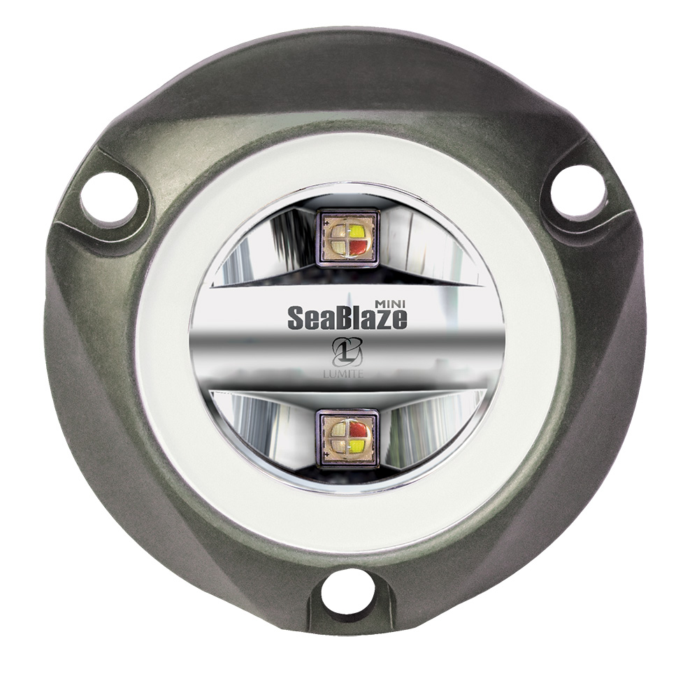 Lumitec Lighting SeaBlaze Mini LED Underwater Light, RGBW Spectrum | by West Marine
