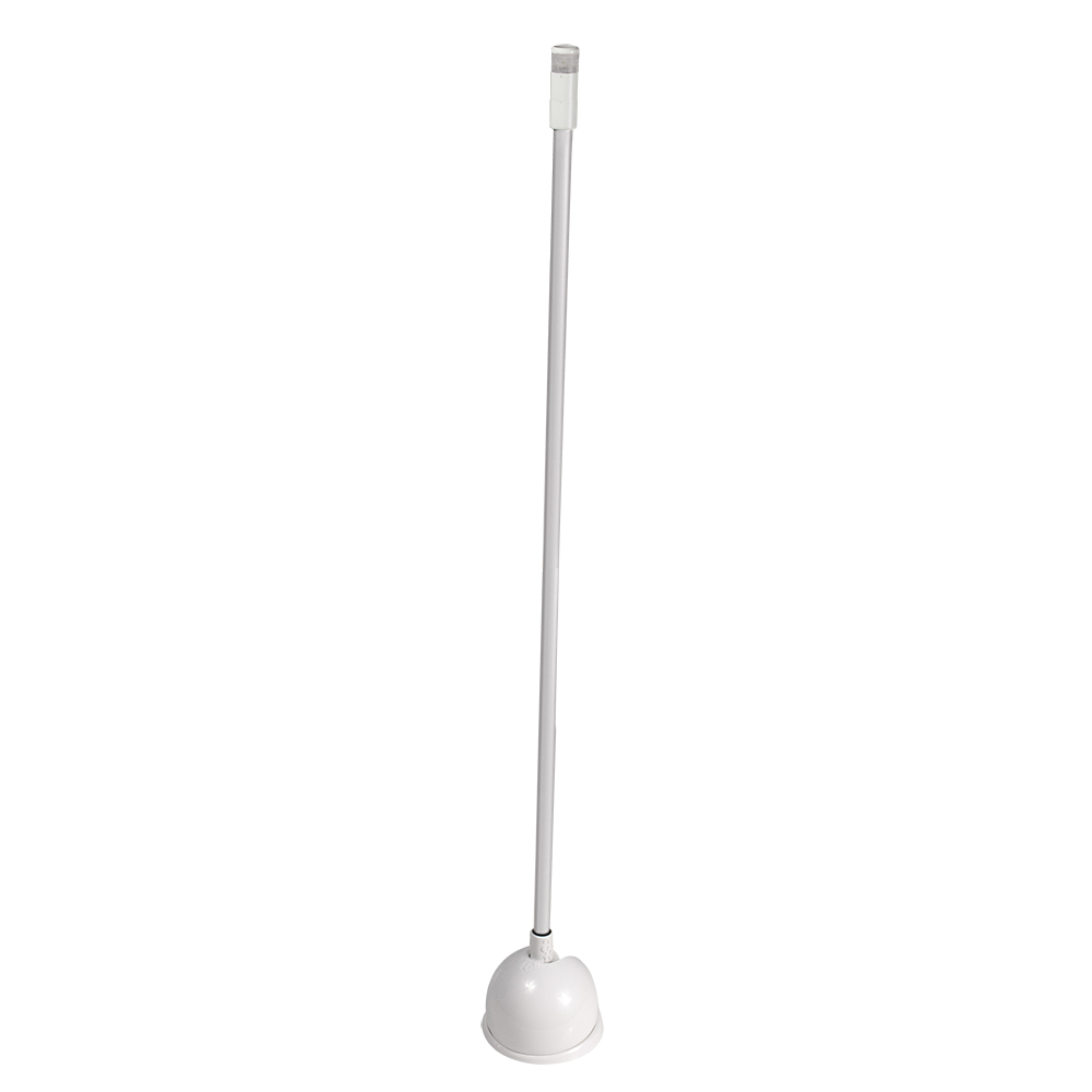 39 in. Shaft Base Contour Anchor Light - White