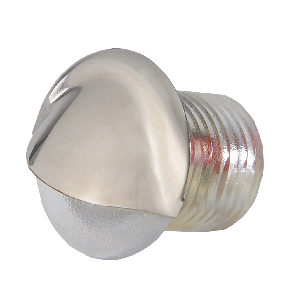 10-16V DC Aruba Non-Dimming Polished Stainless Steel Finish Courtesy Light - Blue