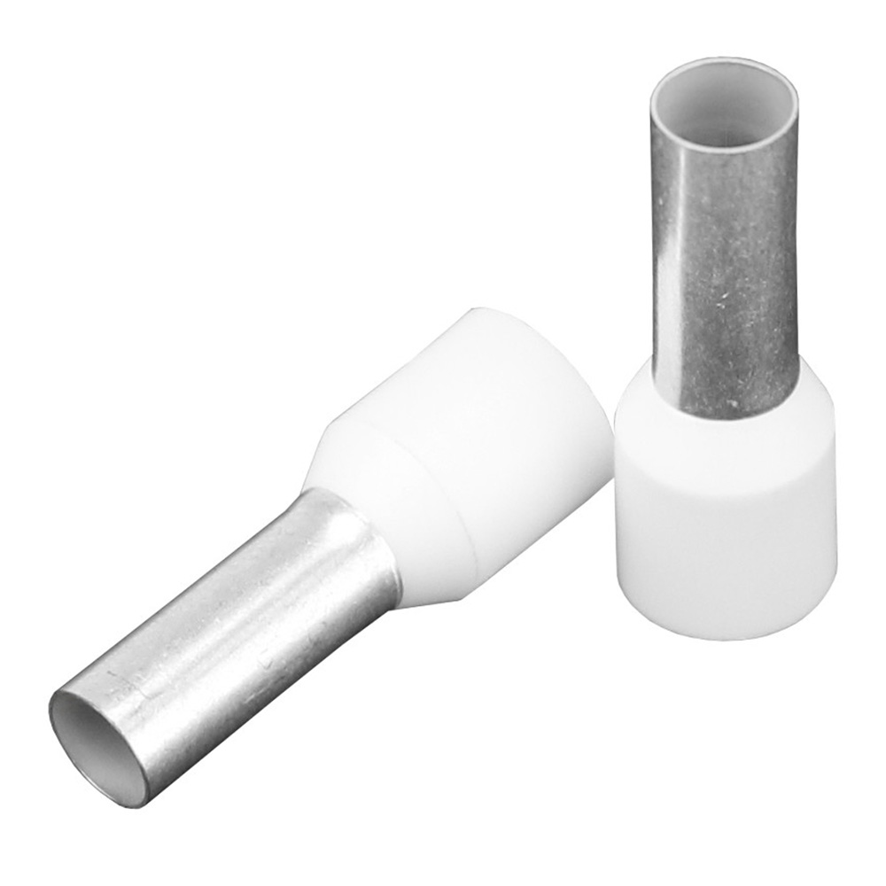 12 mm Ivory 8 AWG Wire Ferrule - Pack of 10