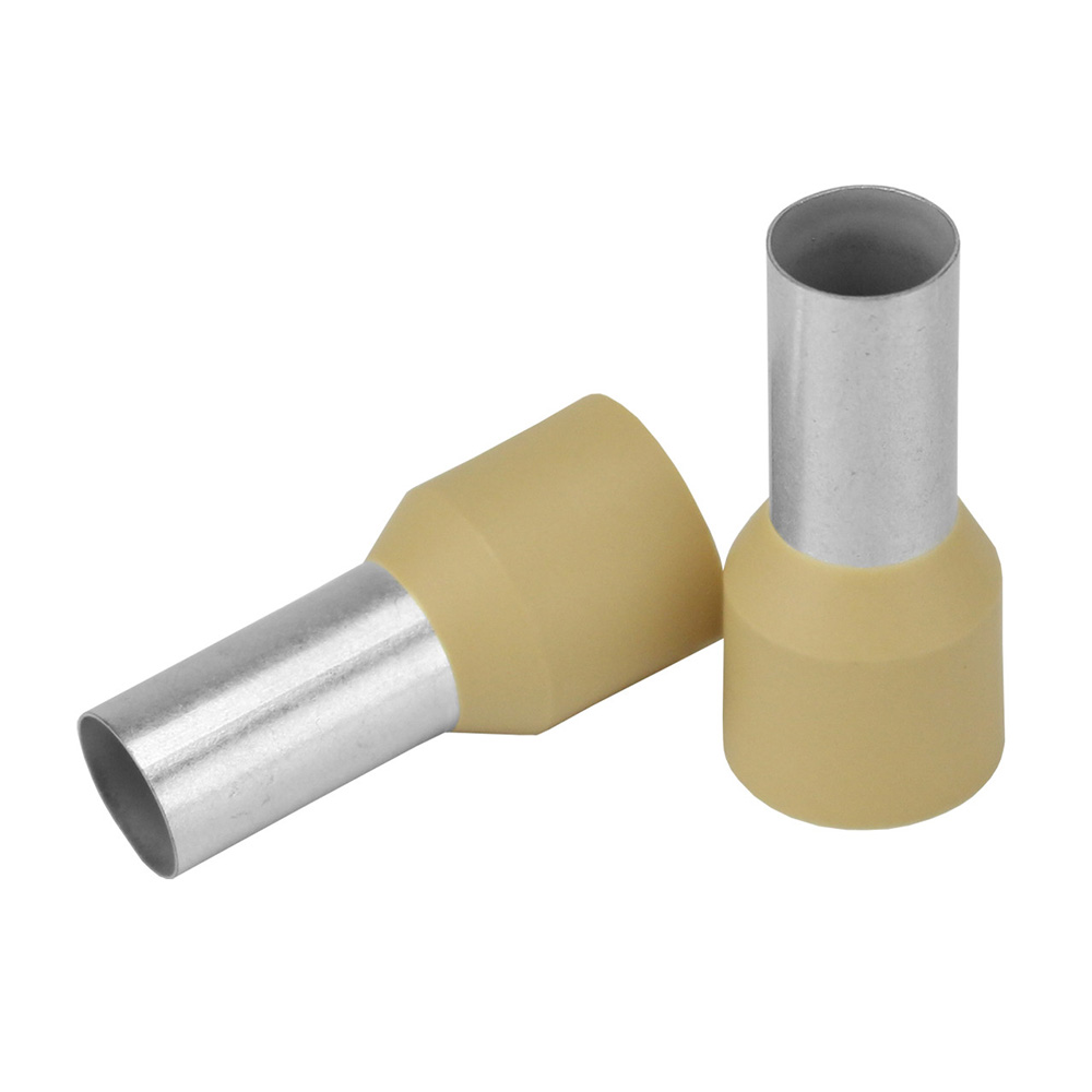 16 mm 2 AWG Beige Wire Ferrule, Pack of 10