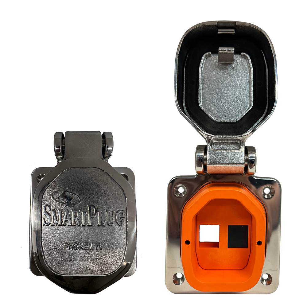 Data Port Case or Inlet Only - 316 SS Cover with One Blank Plug & One Open Port