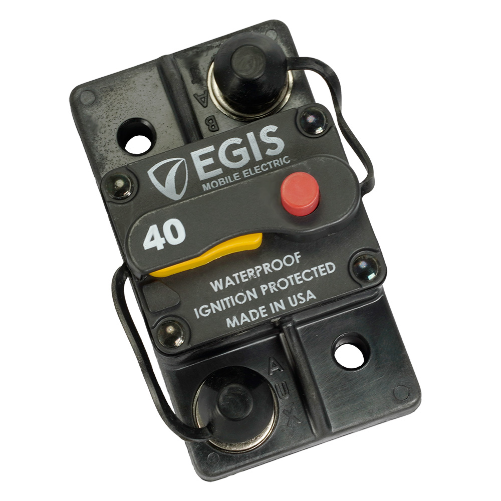 Egis Mobile Electric 285 Series 40A Surface Mount Circuit Breaker | by West Marine