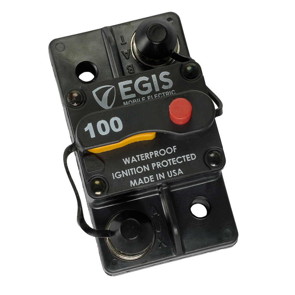 Egis Mobile Electric 285 Series 100A Surface Mount Circuit Breaker | by West Marine