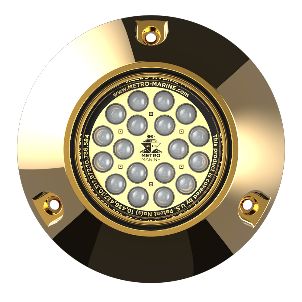 F-BMR1-B3-45 High-Output Submersible Underwater Light with Intelligent Monochromatic LEDs - 45 deg Beam - Blue