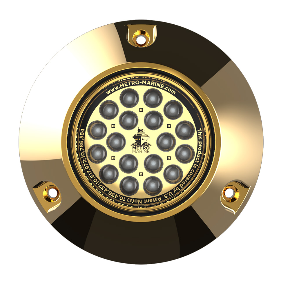 F-BMR1-B3-90 High-Output Submersible Underwater Light with Intelligent Monochromatic LEDs - 90 deg Beam - Blue