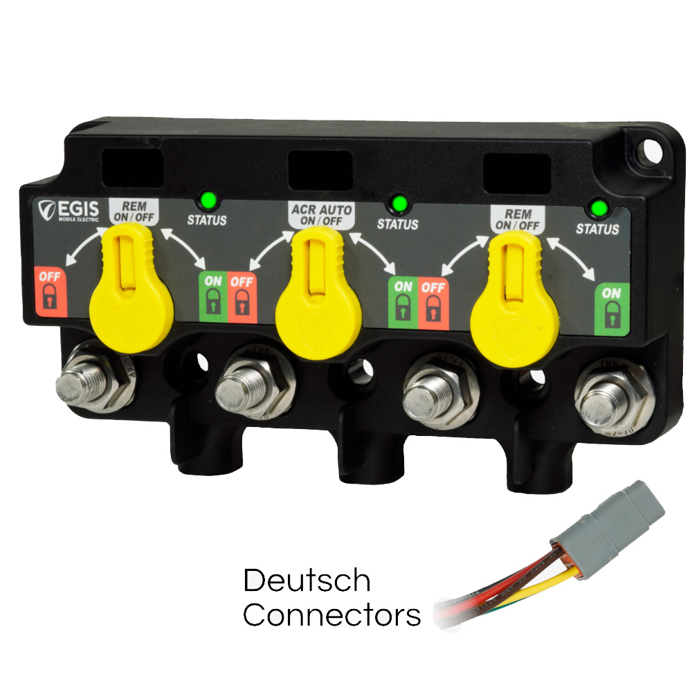 8830-1535 Egis XD Series Triple Flex 2 Relay-ACR-Relay with Knobs 3X DTM Connector