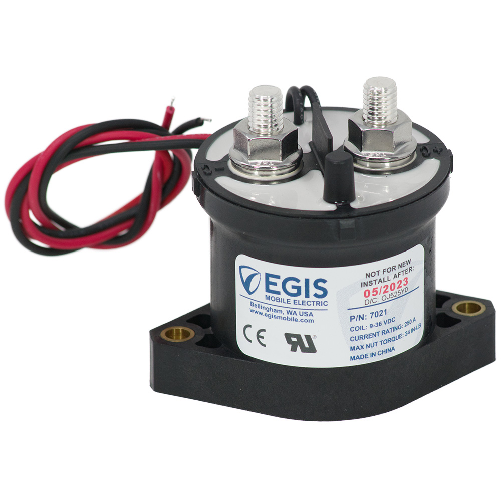Mobile Electric Contactor, 250A, 12/24 V