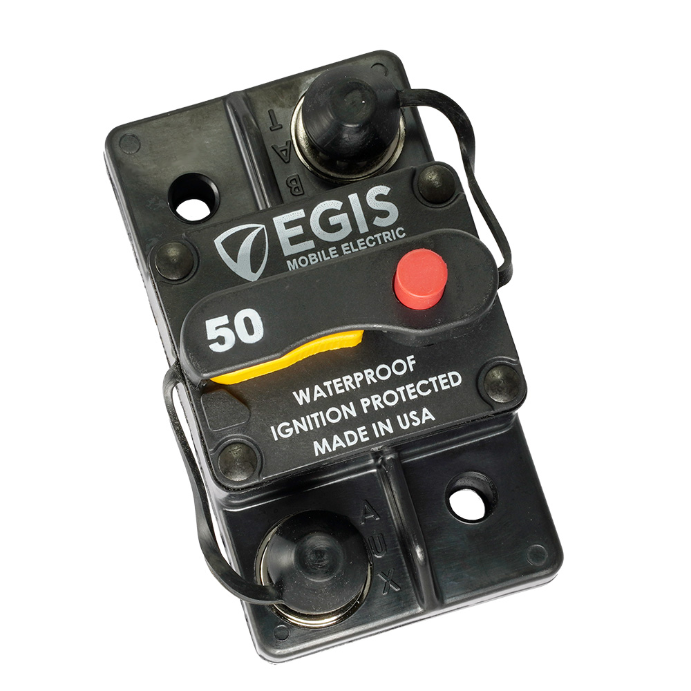 Egis Mobile Electric 285 Series 50A Surface Mount Circuit Breaker | by West Marine