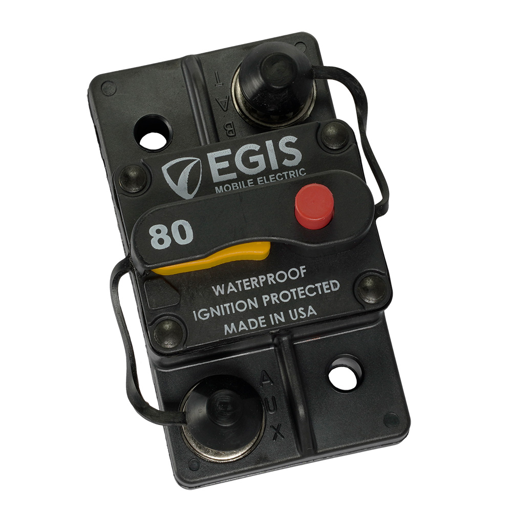 Egis Mobile Electric 285 Series 80A Surface Mount Circuit Breaker | by West Marine