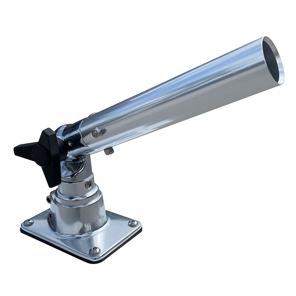 CA-0000 Center Console Adjustable Center Rigger Base, Silver