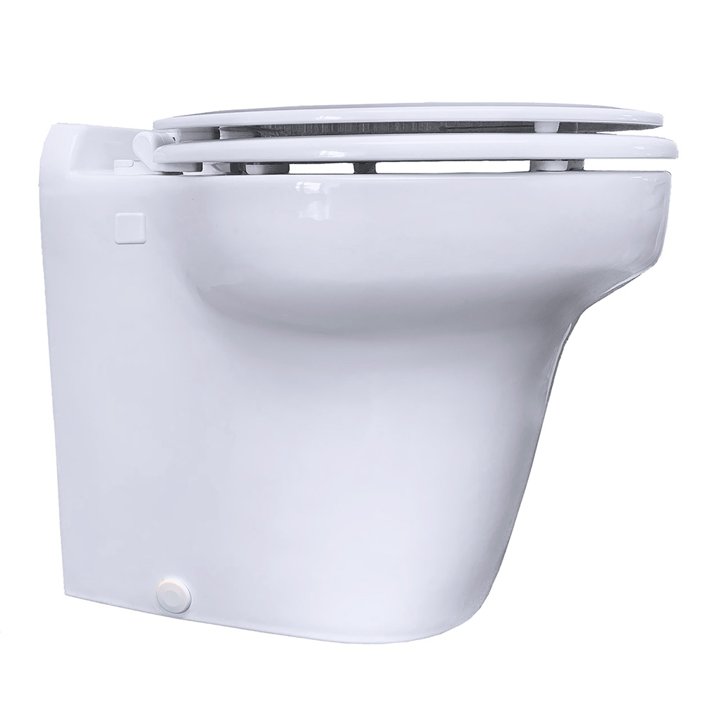 241EF012 12V Comfort Height Marine Elegance with Pressurized Freshwater & Smart Toilet Control, White