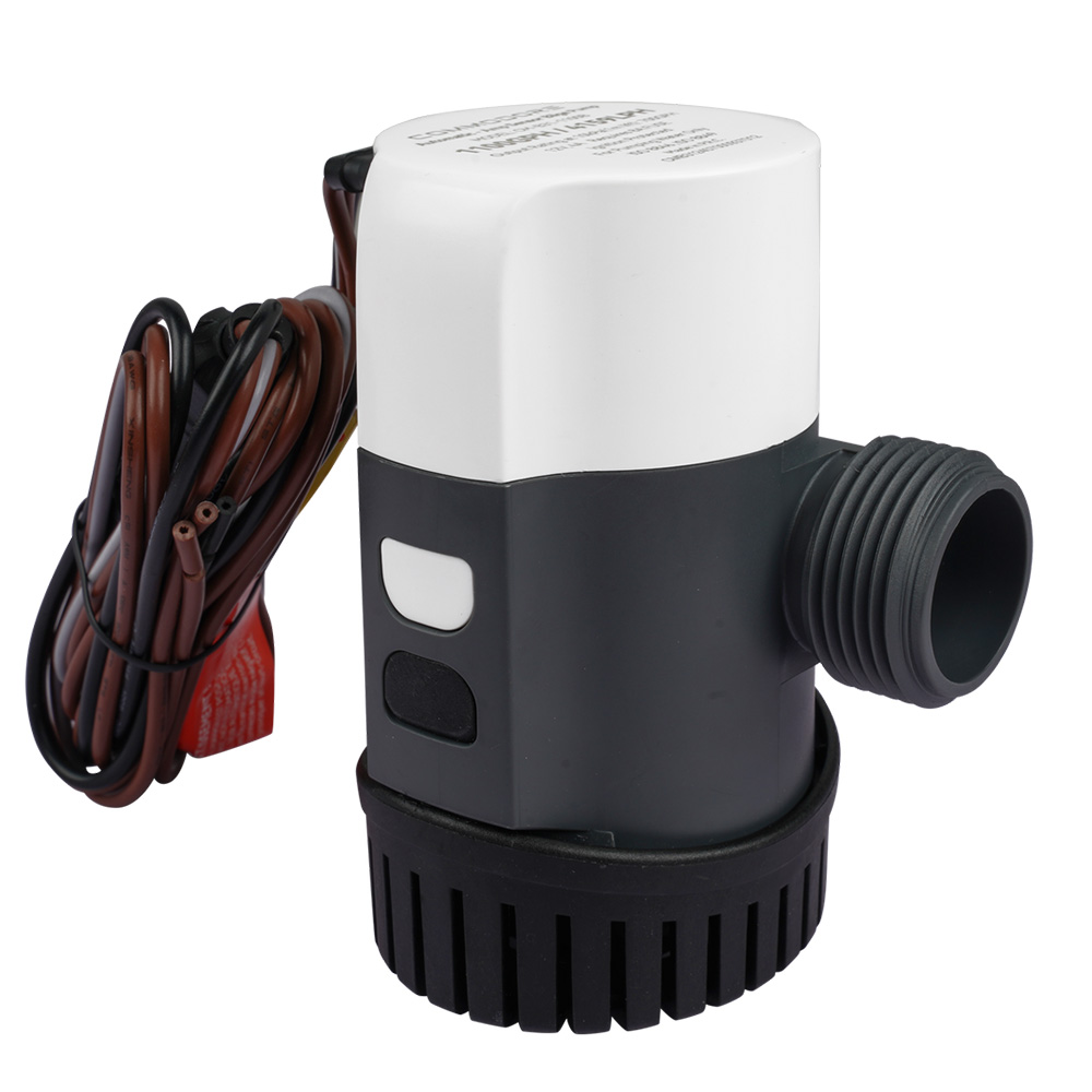 COMMODORE 1100 GPH / 12V B31-Series Automatic Electronic Bilge Pump – Dual-Outlet Compatibility | by West Marine