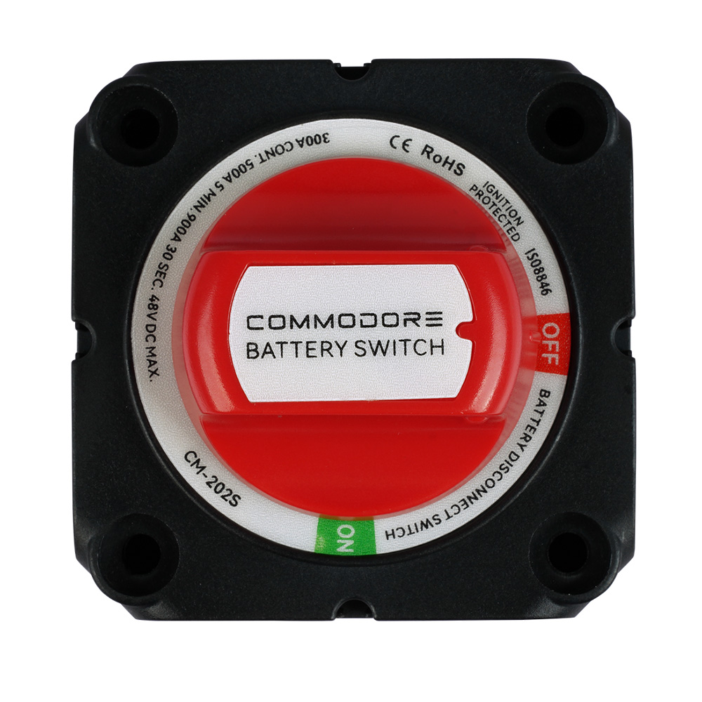 CM-202S 48V DC On-Off Battery Disconnect Switch, Gray