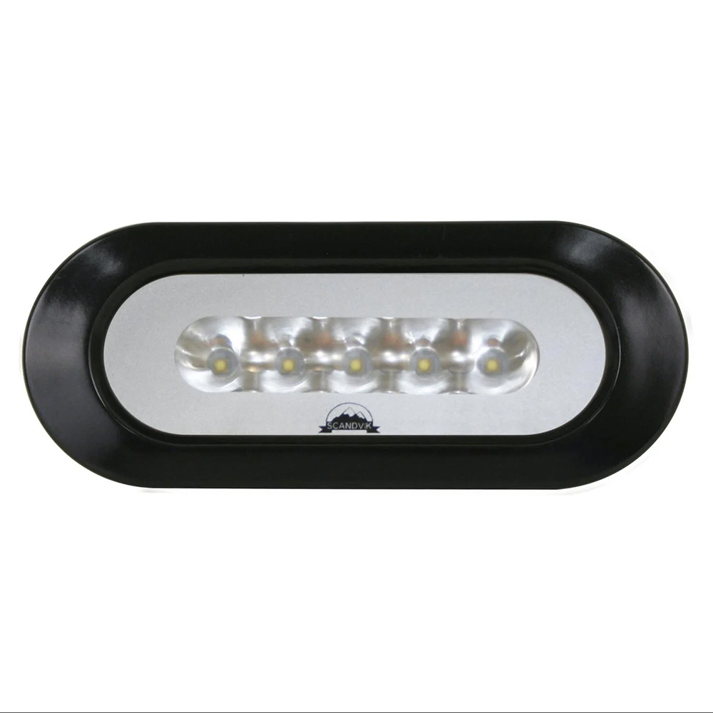 41356P Flush Mount Spreader Light, Black