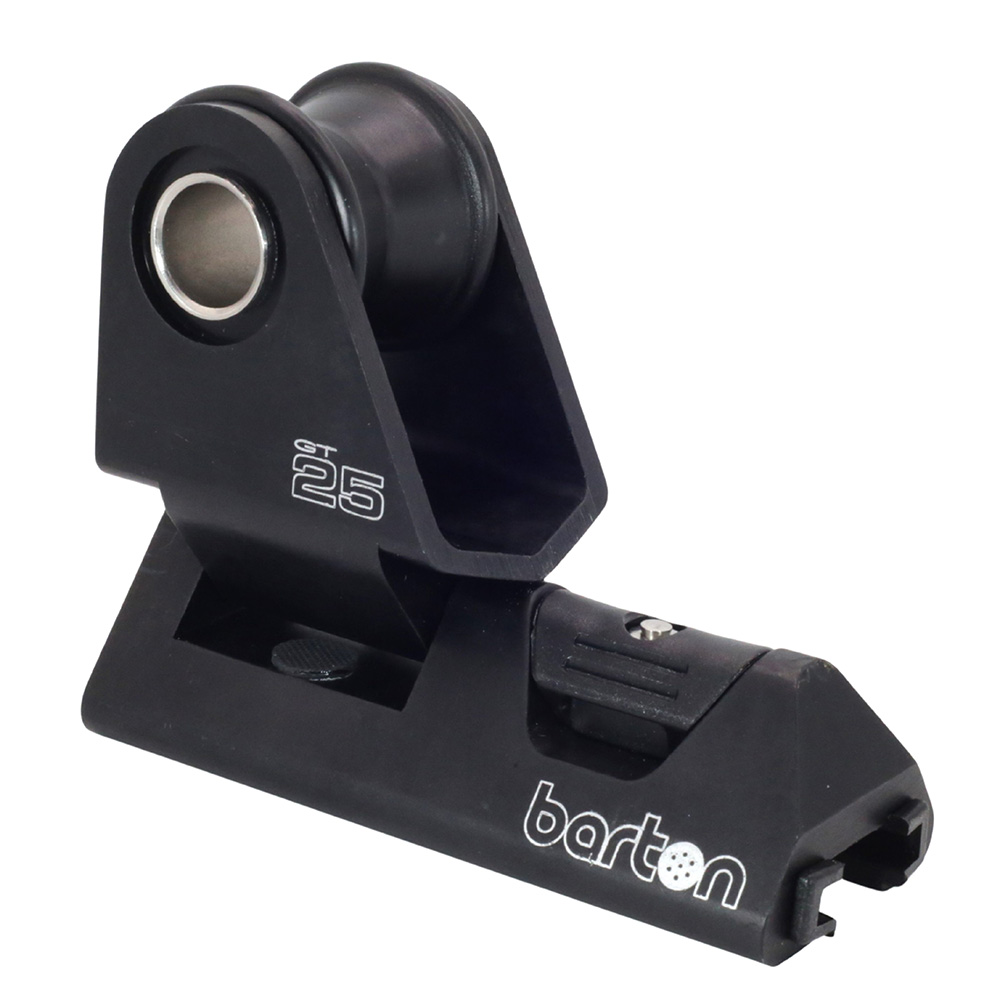 25100GTB 25 mm T-Track Genoa Car, Black