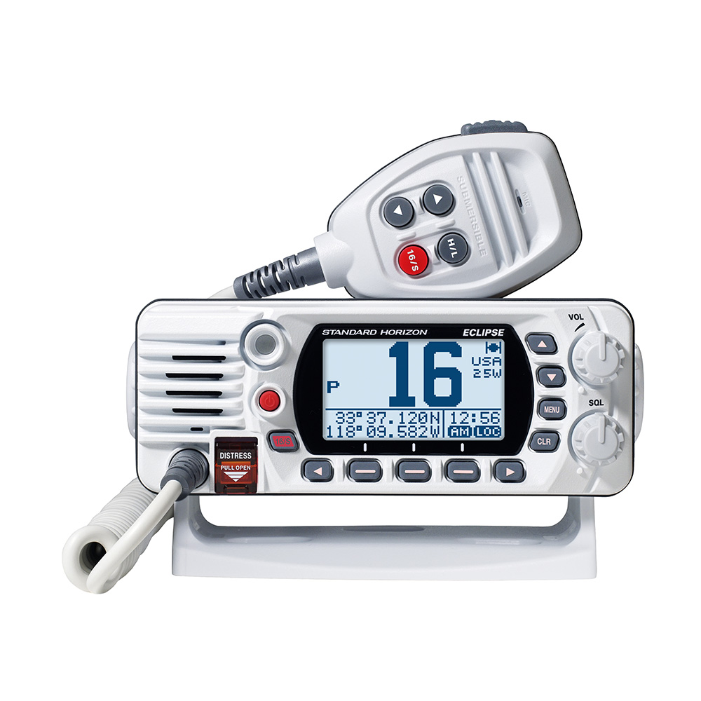 GX1410W Eclipse Series 25W Fixed Mount VHF, White