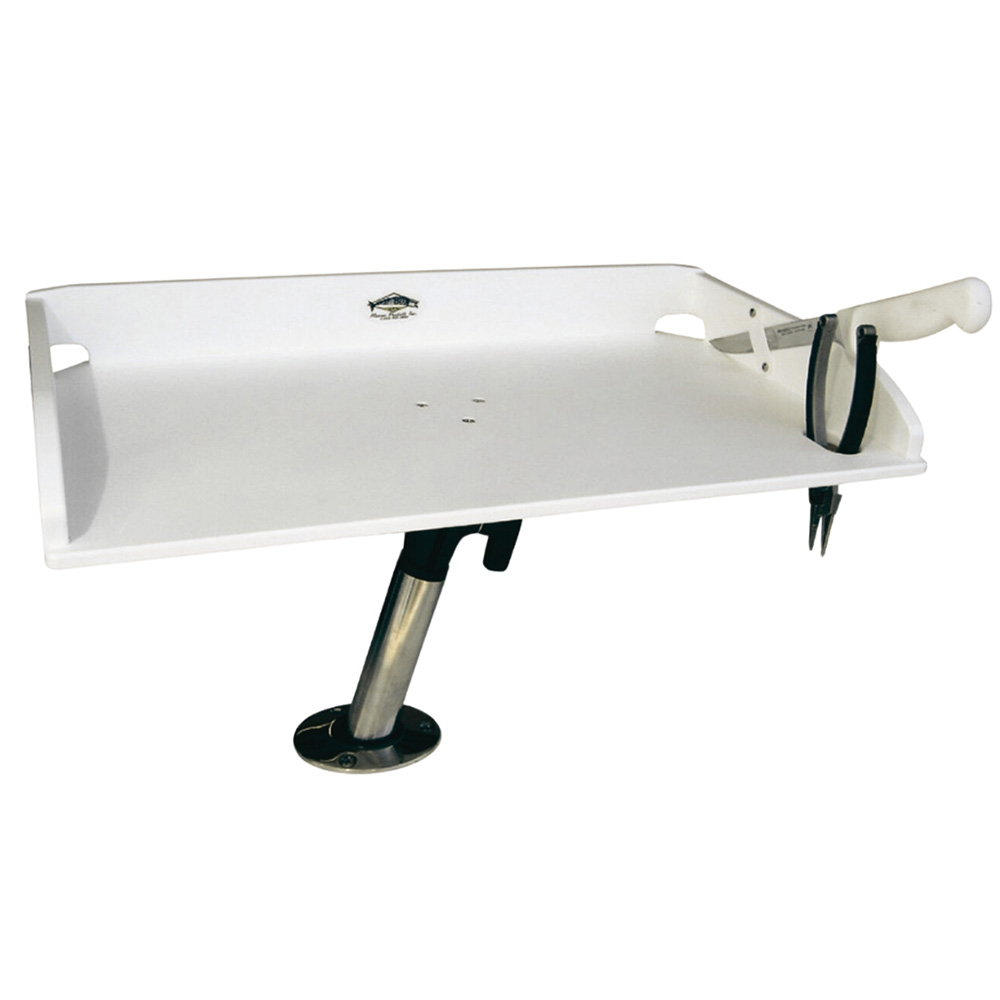 MSK-6 14 x 11 in. Bait Table & Filet Board, Cranberry