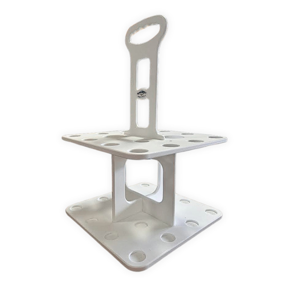V-12 Vertical Polymer Rod Rack - Holds 12 Rods