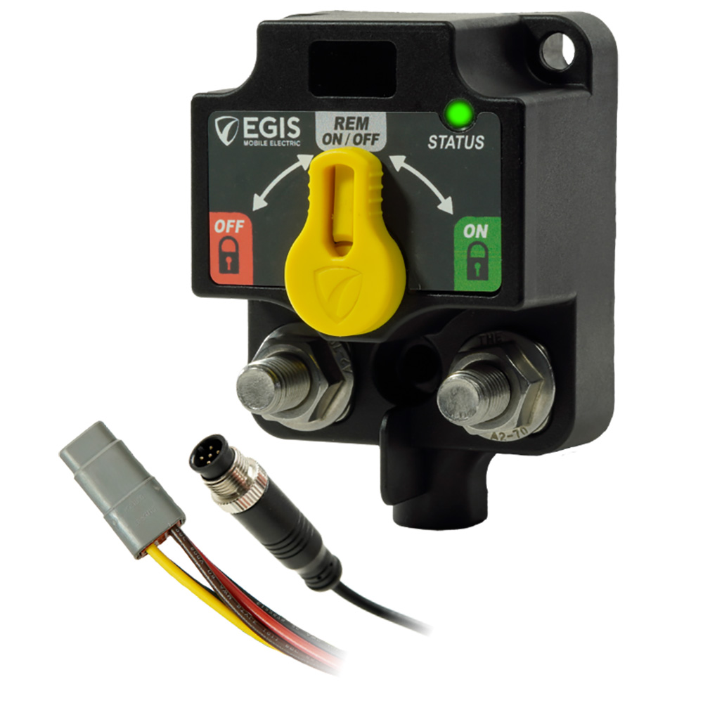 Egis Mobile Electric XD NMEA 2000 Single - (Relay), with Knob - 4P DT, Retail Pack | by West Marine