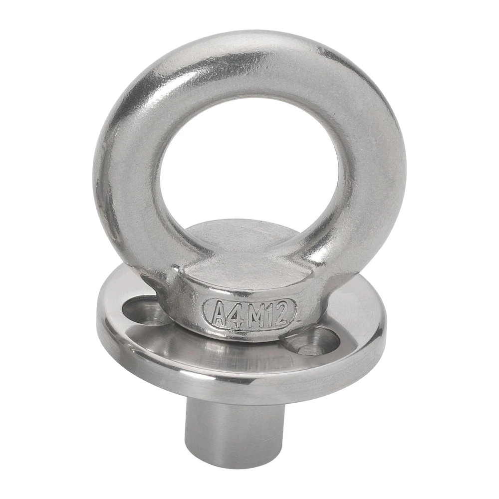 60362 Deck Plate with Fixing Eye with Blanking Plug - M12 Eye