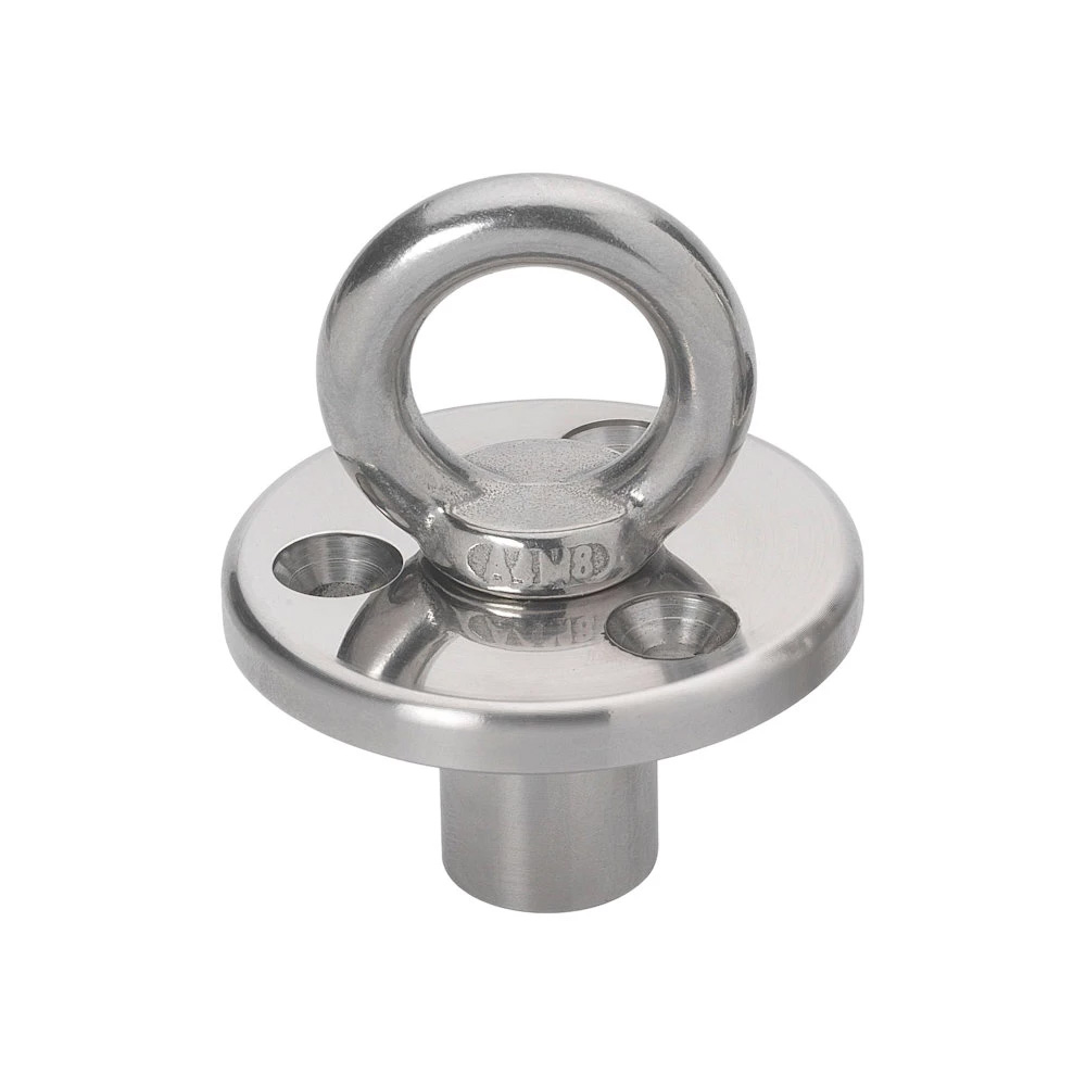 60360 Deck Plate with Fixing Eye with Blanking Plug - M8 Eye