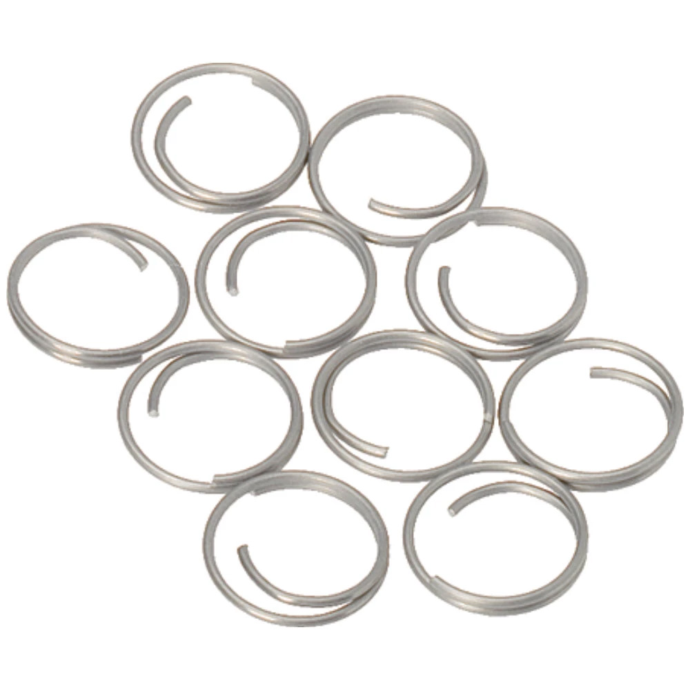 60191 14 mm Stainless Steel Large Split Rings - Pack of 10