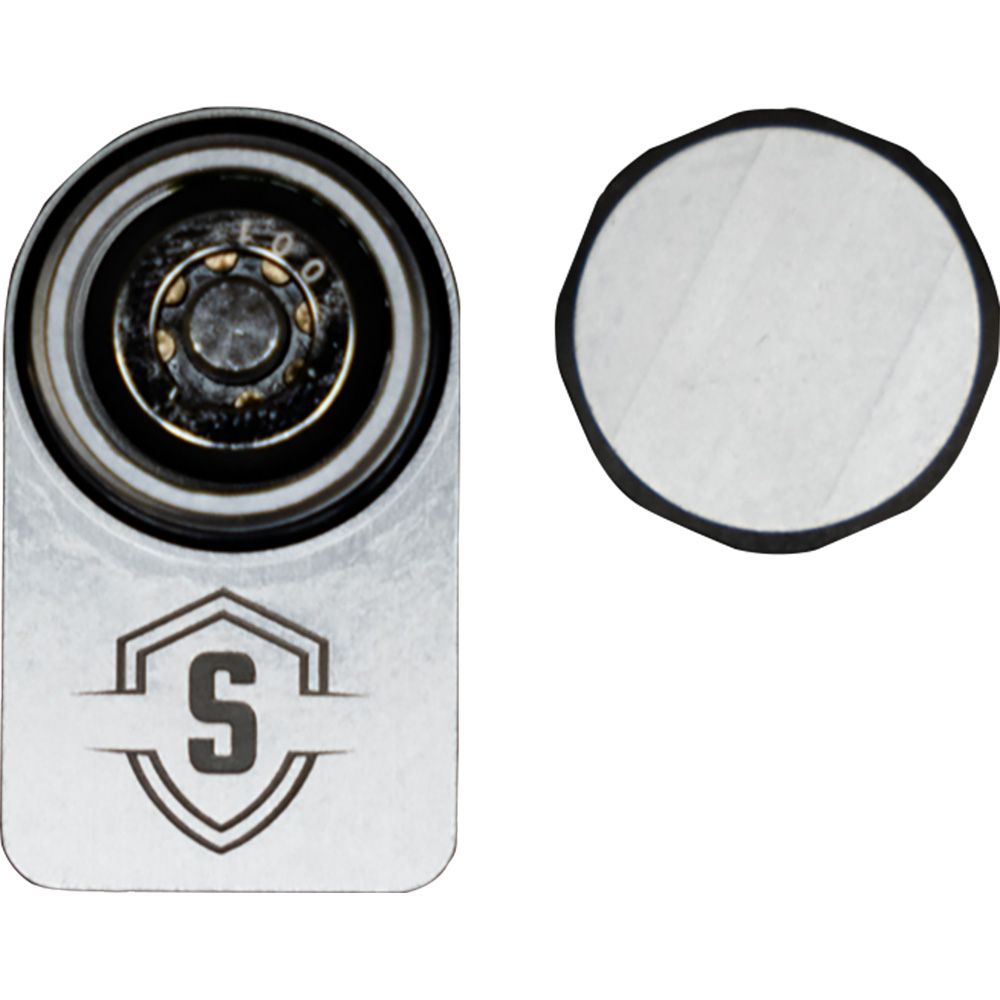 SO-EL-S-UN-SV Universal Single Elite Lock, Silver
