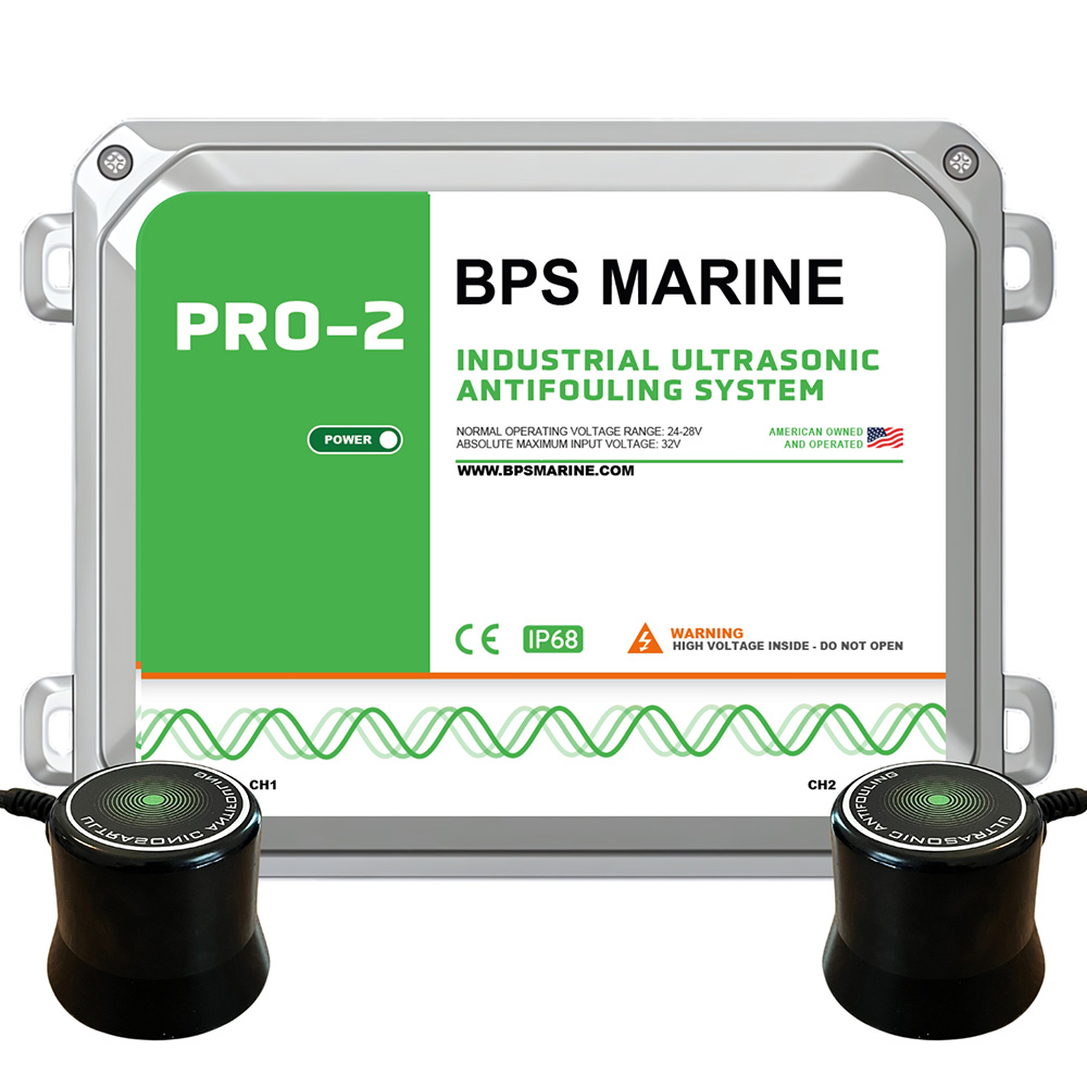 24V-PRO-2 2-Transducer Ultrasonic Antifouling System - 24VDC