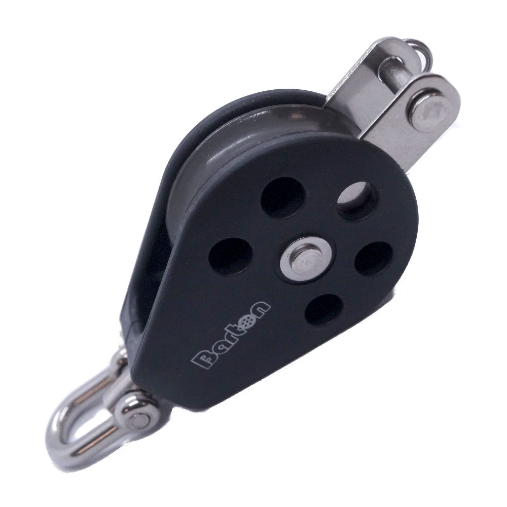 N03131 45 mm Plain Bearing Pulley Block Single Swivel Becket - Size 3