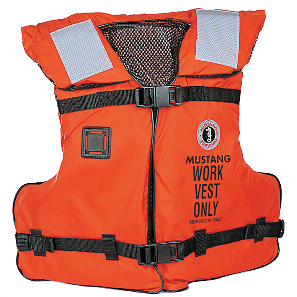 MV3192-2-0-16 Type III-V Work Vest - Orange - Adult Universal