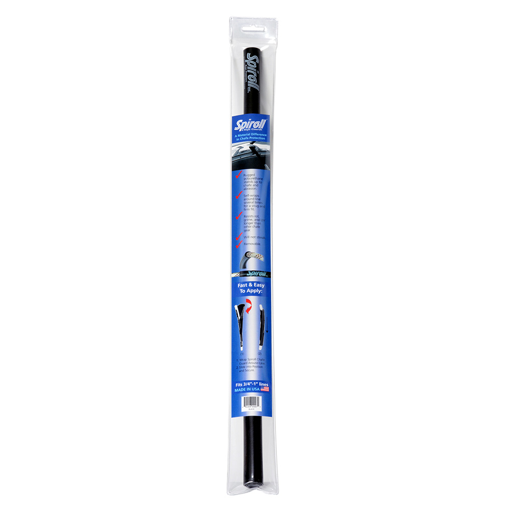 SPL-24-B-CG 0.75-1 in. Dia. Chafe Guard for Lines - Black