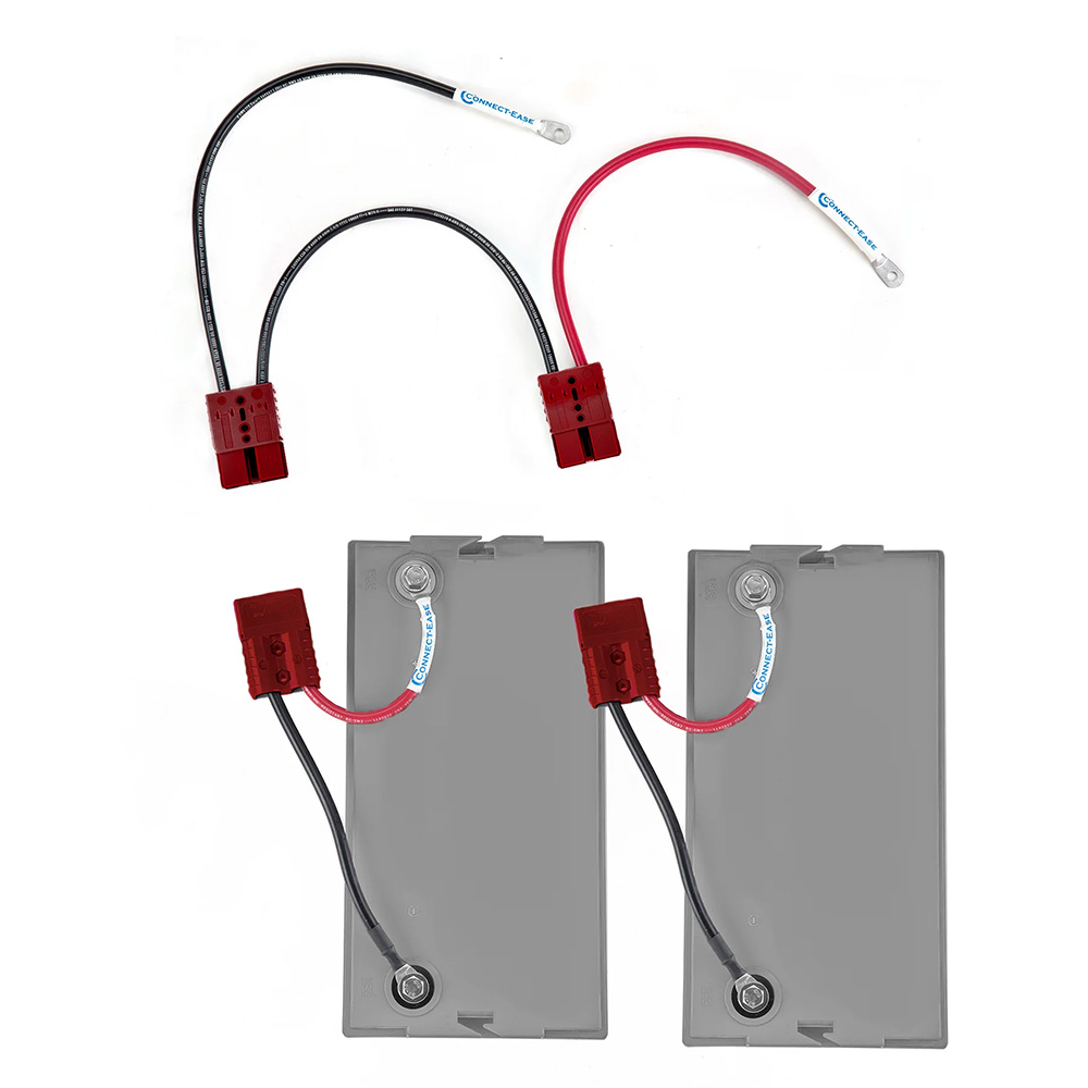 Camping World Connect Ease 24V Heavy-Duty 6-Gauge Connection System, Lithium Compatible in Silver