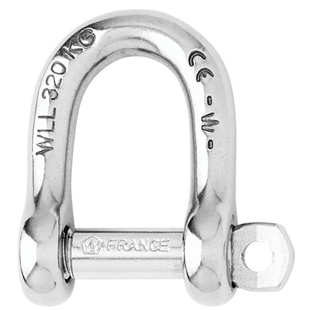 1206W Self-Locking D Shackle - 12 mm Dia. - 0.46 in.