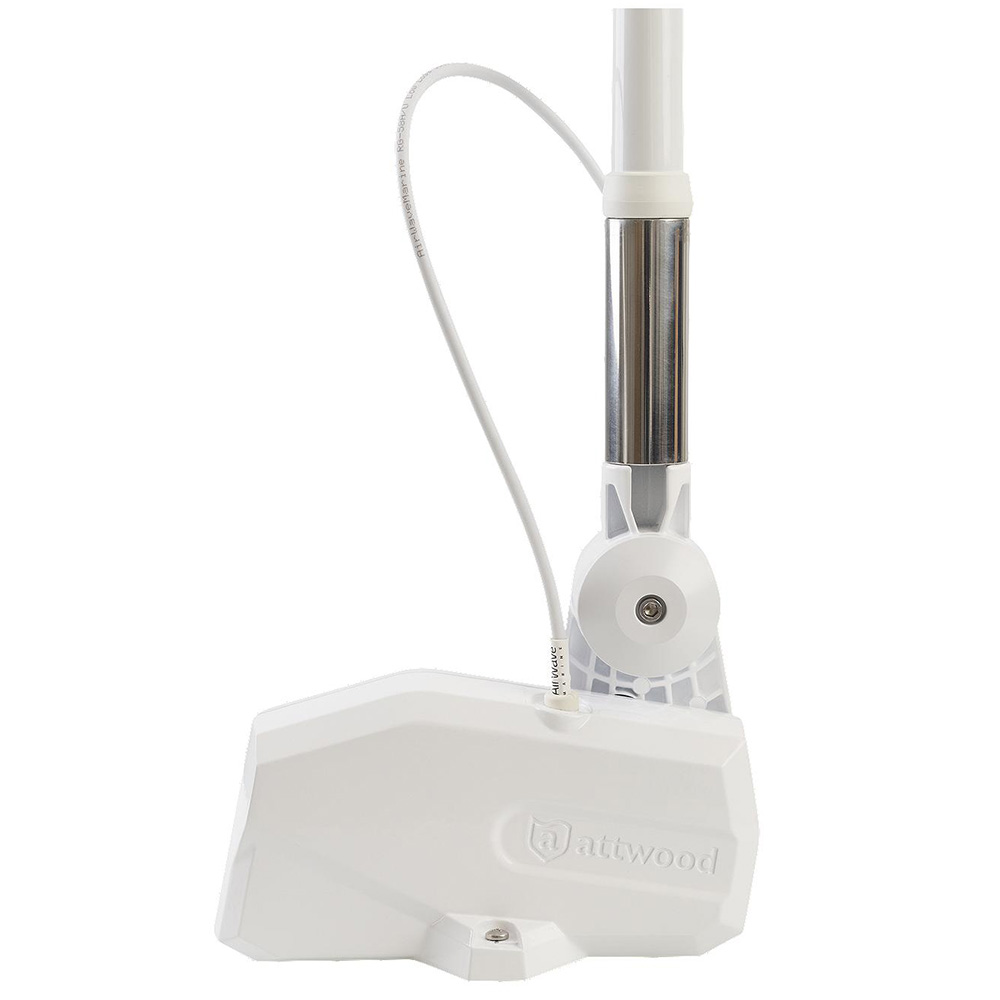 6100-AT-7 PowerBase Antenna - White Powered Fold-Down Antenna Base