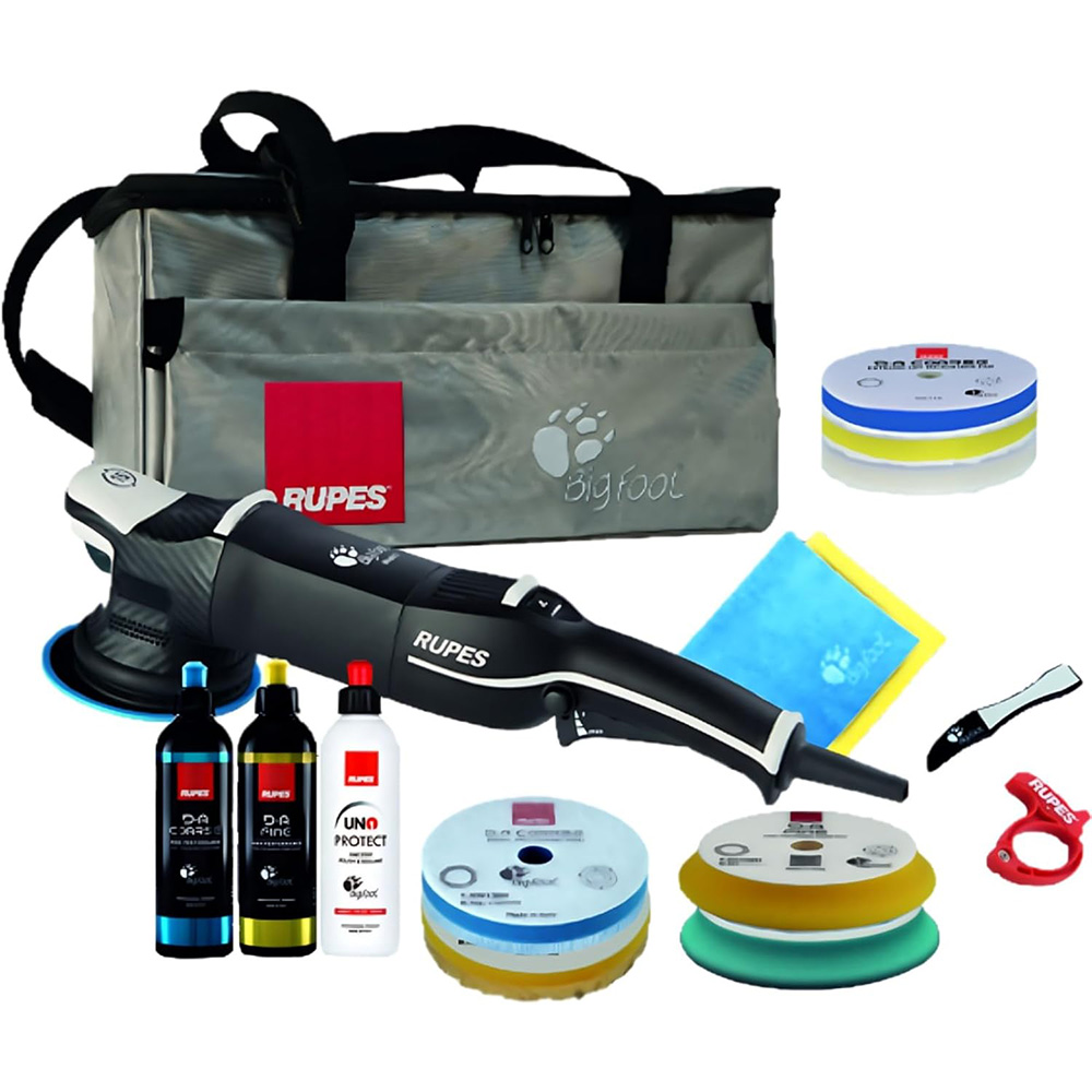 LHR15V-US-CMP Random Orbital Polisher Bigfoot LHR15 Mark V Complete Kit