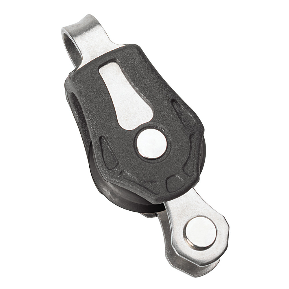 N00111 20 mm Plain Bearing Pulley Block Single Fixed Eye & Becket - Size 0