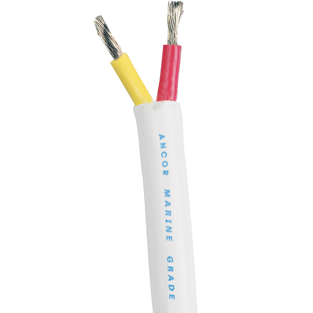 1263-FT Duplex Round Safety - 12-2 Red & Yellow