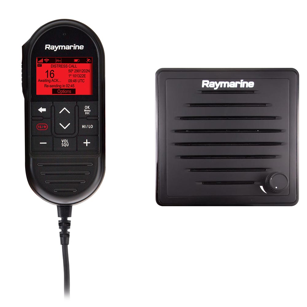 T70432 Ray90 Wired Second Station Kit with Passive Speaker, RayMic Wired Handset & RayMic Extension Cable - 10M