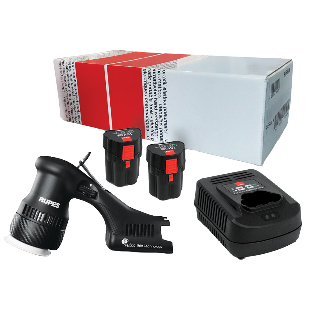 HLR75-STB Bigfoot HLR75 Mini iBrid Polisher with 1-Charger & 2-Battery Pack